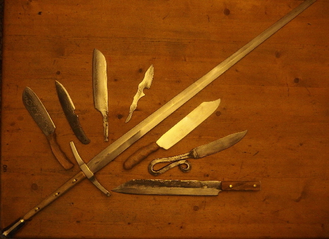 Schmiedekurs mit Schwert Vater und S&ouml;hne